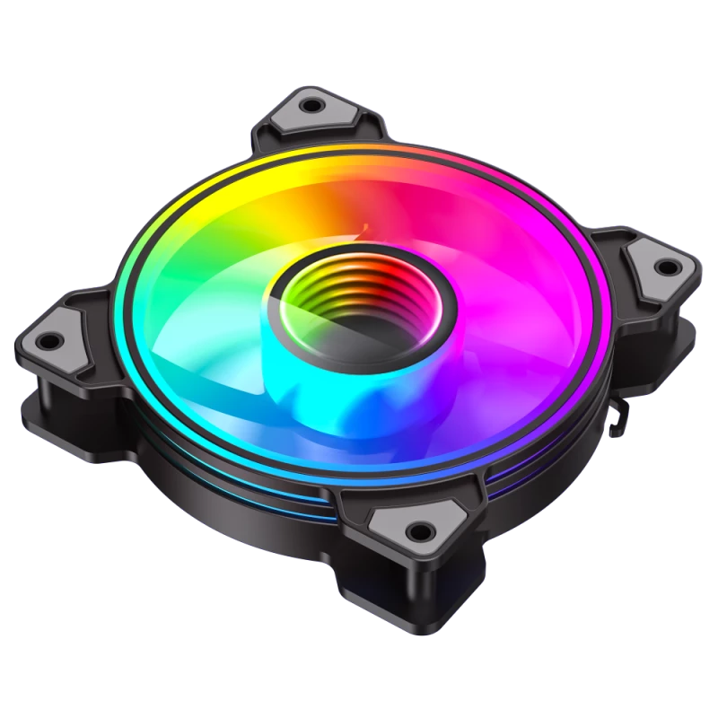 Gamemax | Ventoinha de caixa | DUAL RING INFINITY | Preto