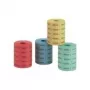 Etiquetas para bebidas HERLITZ 791780 — recarga 5×1000 etiquetas em azul, vermelho, amarelo, verde