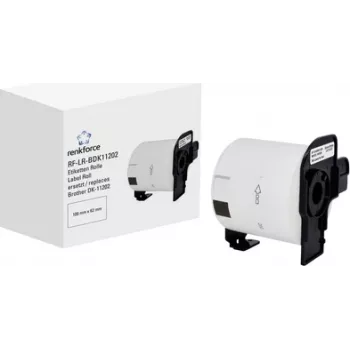 Rolo de etiquetas Renkforce compatível substitui Brother DK-11202 62 x 100 mm papel branco 300 unid. etiquetas de envio padrão RF-6027498 (RF-6027498)