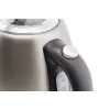Chaleira elétrica ETA 1,2 L 2100 W, corpo em aço inoxidável, cinzento