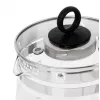 Chaleira elétrica Adler | AD 1299 | elétrica | 2200 W | 1,5 L | vidro | base rotativa 360° | preta