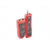 Testador de cabos de rede LANBERG NT-0501 — suporte RJ-11/RJ-12/RJ-45, comprimento máx. 250 m, bateria integrada, indicadores LED, preto