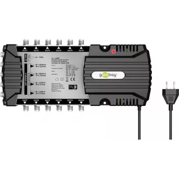 Multiswitch de satélite Goobay 9 entradas/12 saídas (64881)