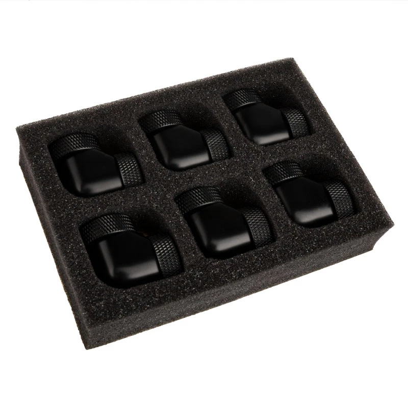 Conjunto de acessórios para ventoinha RAIJINTEK Pelias preto — 6 unid.