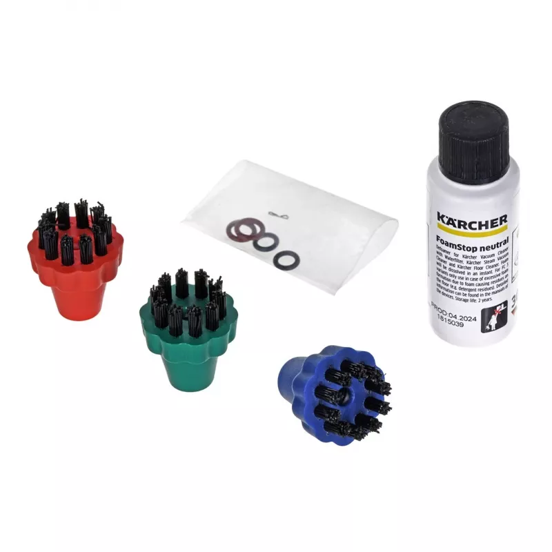 SV 7, limpa-vidros a vapor cilíndrico, 0,5 l, preto, cinzento, branco, botões, fixo, 50 cm