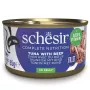 SCHESIR Atum com Vaca em Gelatina - Alimento húmido para gatos - 85 g
