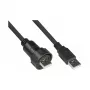 Good Connections ficha industrial S4 cabo USB 2.0, USB-A para USB-A, 1 m (IC04-U201)