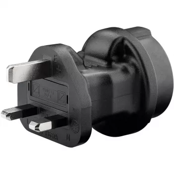 Adaptador de alimentação Goobay 95307 preto UK