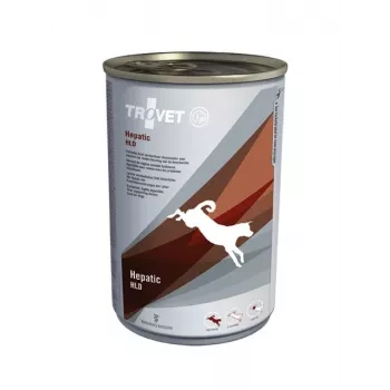 TROVET Hepatic HLD frango - comida húmida para cães - 400 g