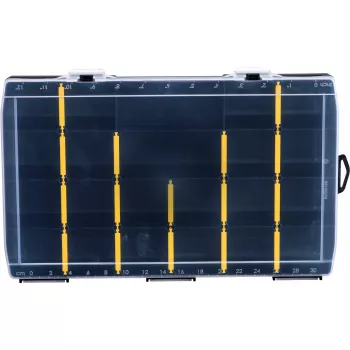 Stanley STST81681-1. Tipo de produto: caixa de armazenamento, cor do produto: preto, amarelo, forma: retangular. Largura: 357 mm, profundidade: 229 mm, altura: 48 mm (STST8168