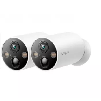 Câmara de vigilância sem fios inteligente TP-Link Tapo, pack de 2