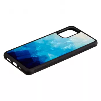 Capa de proteção iKins para Samsung Galaxy S20+ — blue lake acabamento preto