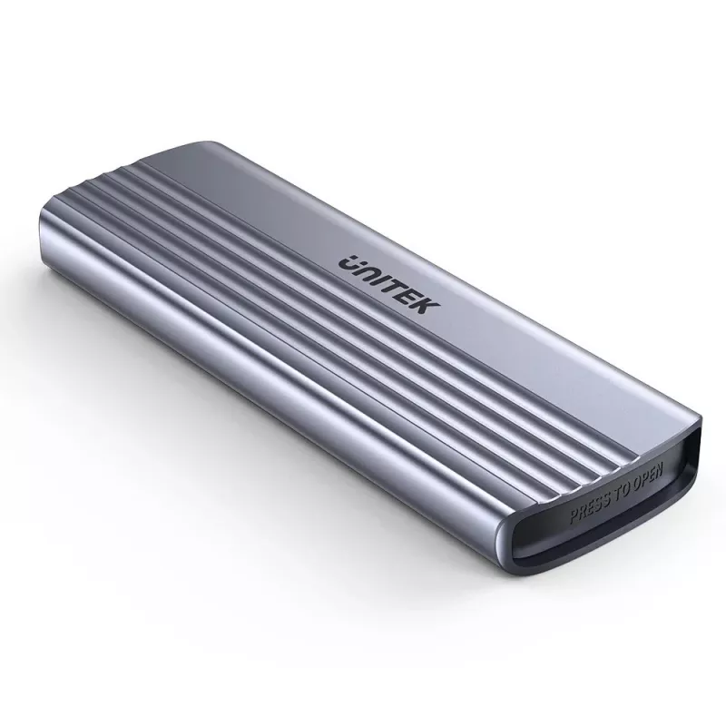 Caixa para unidade M.2 - Unitek S1241B01 1x M.2 NVMe USB-C 10Gbps