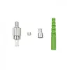 Conector de fibra ótica FC/APC Qoltec 54443 Monomodo Verde Prateado Amarelo