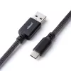 Cabo USB A para USB C 1,5m cinzento Cablemod CM-CKCA-KC-KC150KC-R