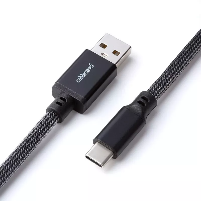 Cabo USB A para USB C 1,5m cinzento Cablemod CM-CKCA-KC-KC150KC-R