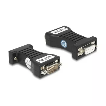 Conversor série repetidor isolador DeLOCK 64315 RS-232 preto 33x63x17mm