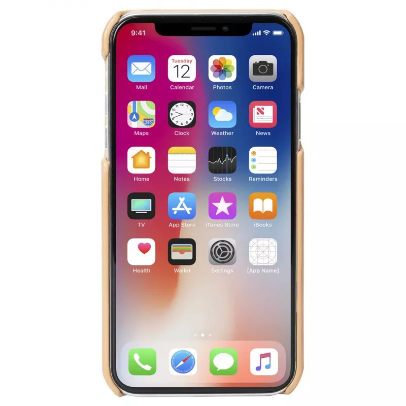 Capa para smartphone Krusell Sunne para Apple iPhone XS – vintage nude