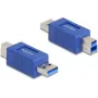 DeLOCK 67213 Adaptador de cabo USB Type-A USB Type-B azul