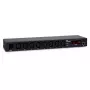 Unidade de distribuição de energia (PDU) Inter-Tech SW-0816 8 tomadas AC preto