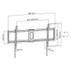 Suporte de parede para TV SBOX PLB-5948T-2 para ecrãs de 43–90 polegadas, carga máx. 75 kg, VESA até 800×400