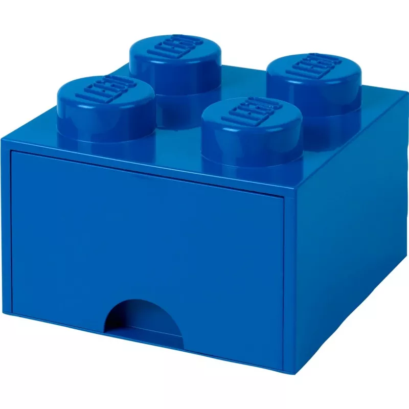 LEGO Brick Drawer 4 Blue, caixa de arrumação azul