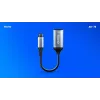 Savio adaptador USB-C (M) HDMI (f), 4K, 60Hz, alumínio, AK-78