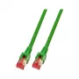 EFB-Elektronik cabo de rede RJ45 Cat. 6 S/FTP LSZH verde 0,15 m