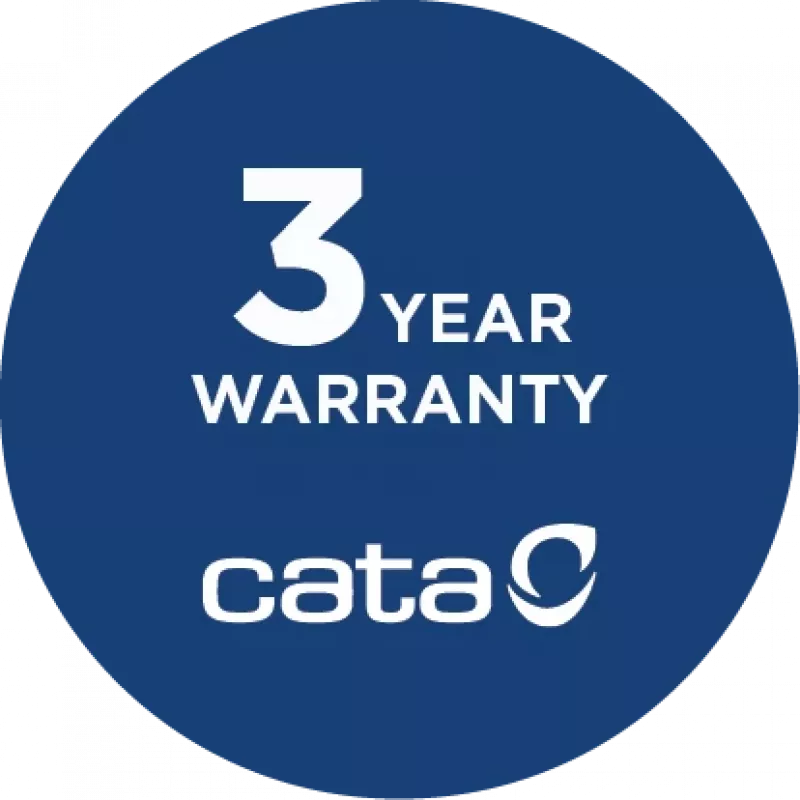 Exaustor CATA SYGMA 6010 BK de parede preto 427,1 m³/h