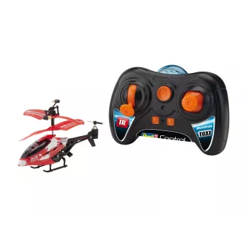 Helicóptero RC Revell TOXI motor elétrico, LiPo 75 mAh, 15 g, branco/vermelho/preto