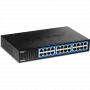 TRENDnet TEG S25D - Switch - 24 x 10/100/1000 - secretária, montagem em rack - compatível com TAA (TEG-S25D)