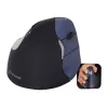 Evoluent VerticalMouse 4 Right - rato vertical - para destros - laser - 6 botões - sem fios - 2.4 GHz - recetor sem fios (USB)
