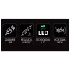 Luz néon MANTA Manta SNL66WH French Bulldog White — letreiro de néon LED decorativo em forma de buldogue francês