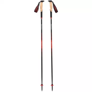 Bastões de trekking Pursuit Carbon Z, equipamento de fitness antracite/laranja, 1 par, 130 cm
