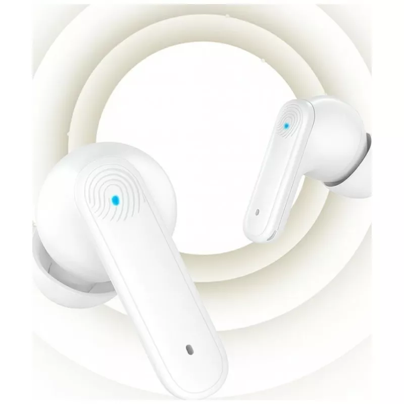 Auscultadores Bluetooth 6.0 E05 TWS branco