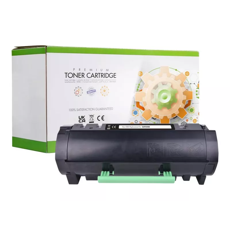 Cartucho de toner compatível Static Control para Lexmark 56F2U00 / 002-06-R562U preto