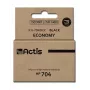 Tinteiro Actis KH-704BKR (substituto HP 704 CN692AE; standard; 15 ml; preto)