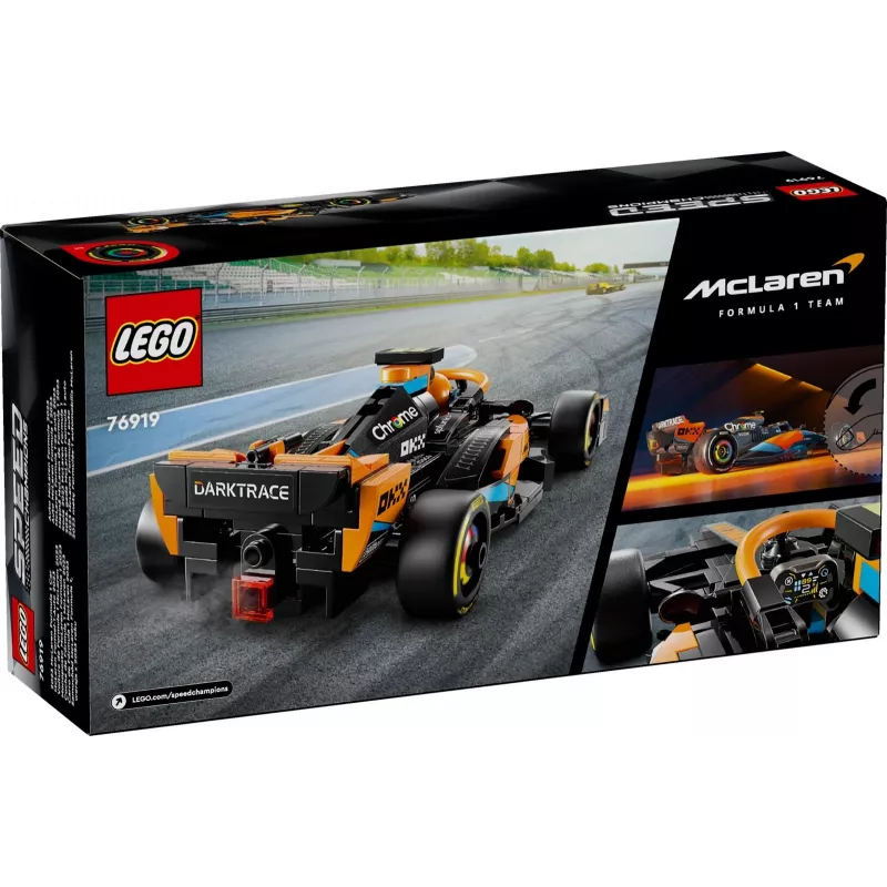 LEGO Speed Champions carro de Fórmula 1 McLaren 2023 modelo 76919 conjunto