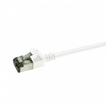 LogiLink Ultraflex SlimLine - cabo de rede - RJ-45 (M) para RJ-45 (M) - 3 m - 3,8 mm - blindado PIMF - CAT 6a - blindado, sem halogéneos, moldado - branco, RAL 9010