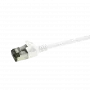 LogiLink Ultraflex SlimLine - cabo de rede - RJ-45 (M) para RJ-45 (M) - 3 m - 3,8 mm - blindado PIMF - CAT 6a - blindado, sem halogéneos, moldado - branco, RAL 9010
