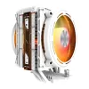 Arrefecedor de processador Darkflash E400 PLUS (branco) — arrefecimento ativo a ar para CPU, design em torre, configuração de ventoinha única