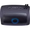 DEFENDER Enjoy S200 65200 coluna Bluetooth portátil, TWS, 5 W, luz LED, FM, microSD, bateria de 10 h, preta