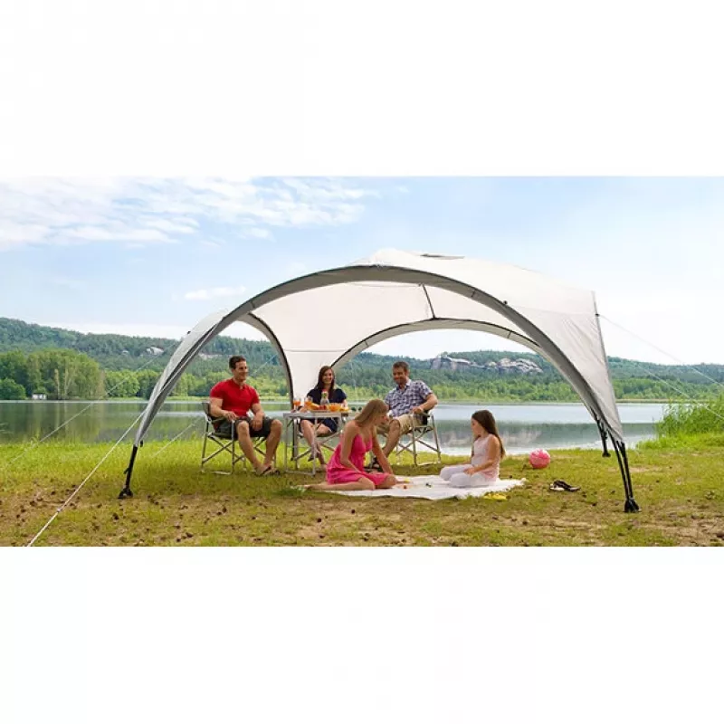 Pavilhão Event Shelter, 4,5 x 4,5 m (cinzento-claro/cinzento)
