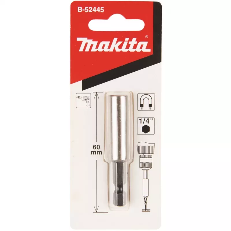 Makita B-52445 porta-bits magnético 1/4 60mm (B-52445)