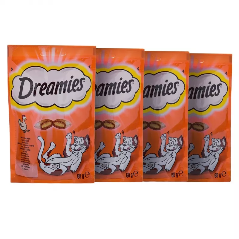 Dreamies Variety Snack Box snacks para gatos, mistura, 12 x 60 g