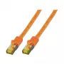 Cabo de rede RJ45 EFB-Elektronik Cat.6A S/FTP LSZHCat.7 cabo bruto laranja 5m Fabricante: EFB Elektronik (MK7001.5O)