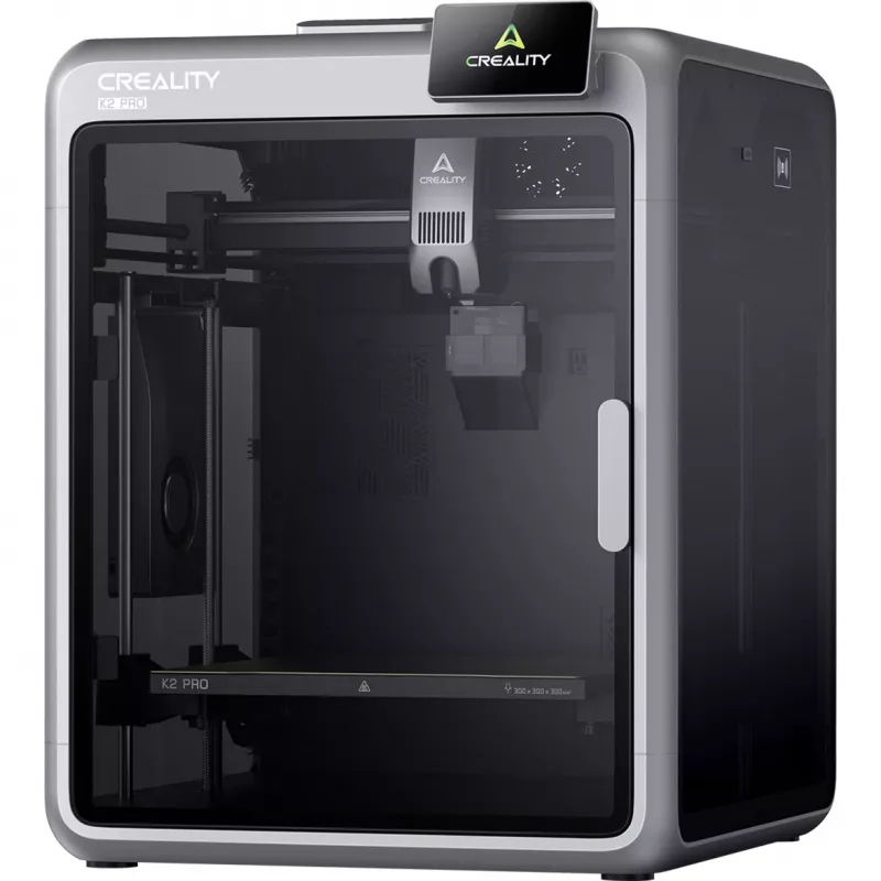 Impressora 3D Creality K2 Pro — volume de impressão 300×300×400 mm, eixo Z duplo