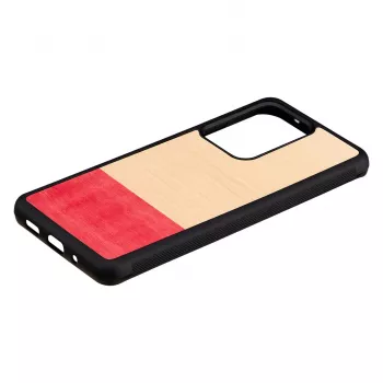 Capa para telemóvel Man and Wood Galaxy S20 Ultra miss match preto — tampa traseira protetora para Samsung Galaxy S20 Ultra