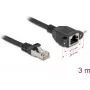 Cabo de rede DeLOCK 90778 preto 3 m Cat6a S/FTP