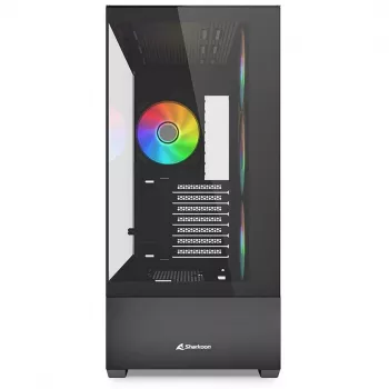 Caixa para PC Sharkoon AK6 RGB, ATX, preto
